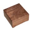 8x8 Walnut Keepsake Box shown closed - made by Heirloom Box Company